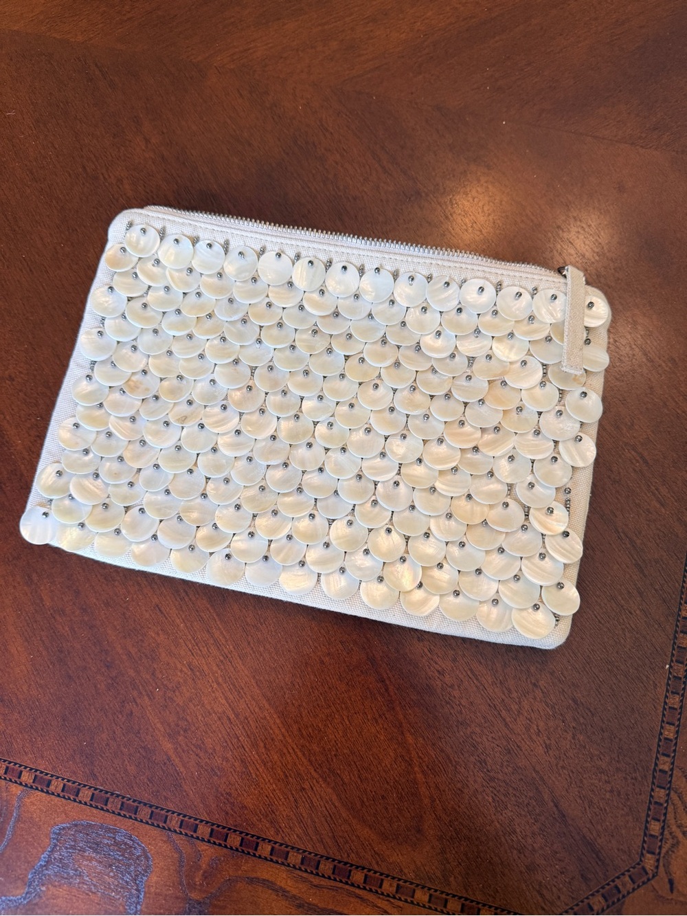 Mother of Pearl Shell Clutch